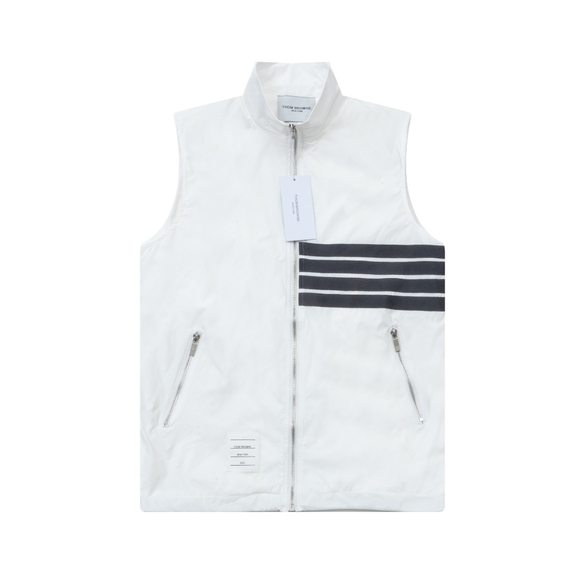 THOM BROWNE nylon jacket vest